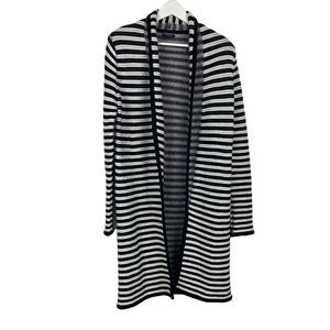 Dynamite Open Front Striped Duster Cardigan Sweater size Medium